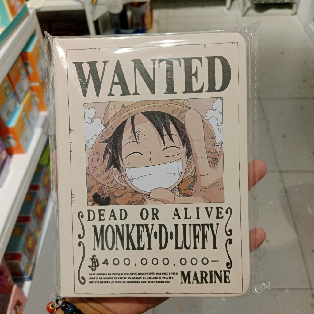 

MINISO One Piece Collection PU Hardcover Book (Luffy, 80 Sheets) Notebook Buku Alat Tulis