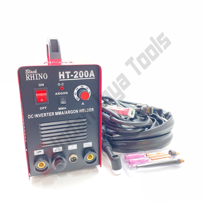 

RHINO HT-200A TIG - Mesin Las Argon 200 A - Travo Las Inverter Besi