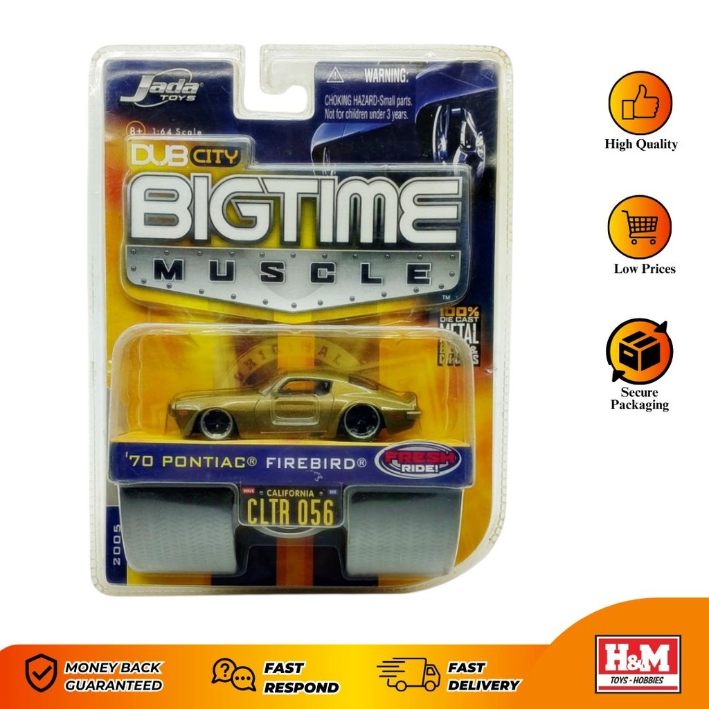 Jada Bigtime Muscle 1/64 70 Pontiac Firebird CLTR 056
