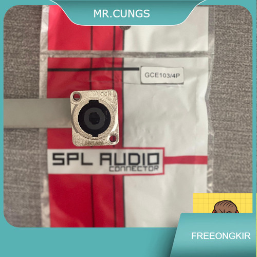 SOKET SPIKON SPEAKON SPL AUDIO GCE-103 4P/B BODY BESI