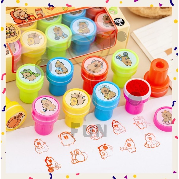 

Funfinds Stempel Kartun karakter Isi 10 Pcs smiley, stempel anak, stempel lucu dan menarik A-PK004