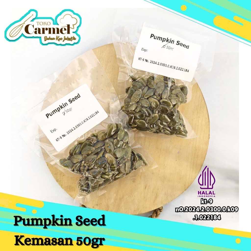 

Pumpkin Seed 50gr - Biji Labu Kupas Mentah