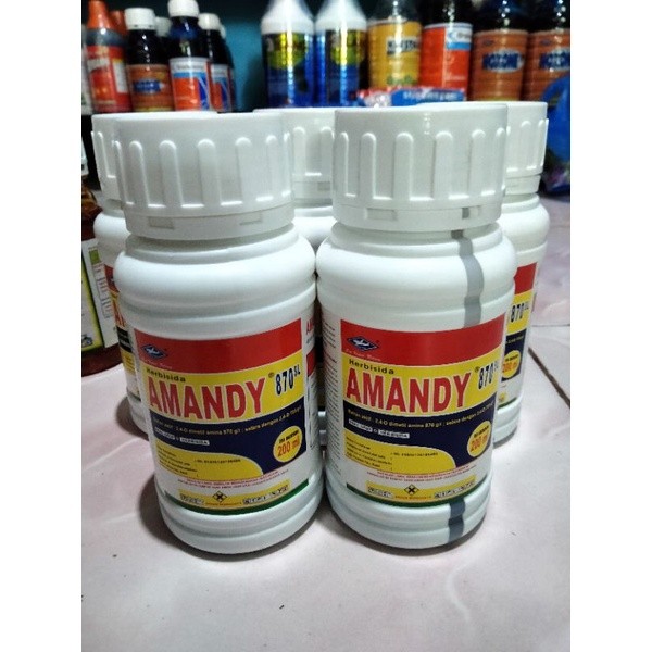 HERBISIDA AMANDY 870 SL 200ml PEMBASMI GULMA TANAMAN PADI