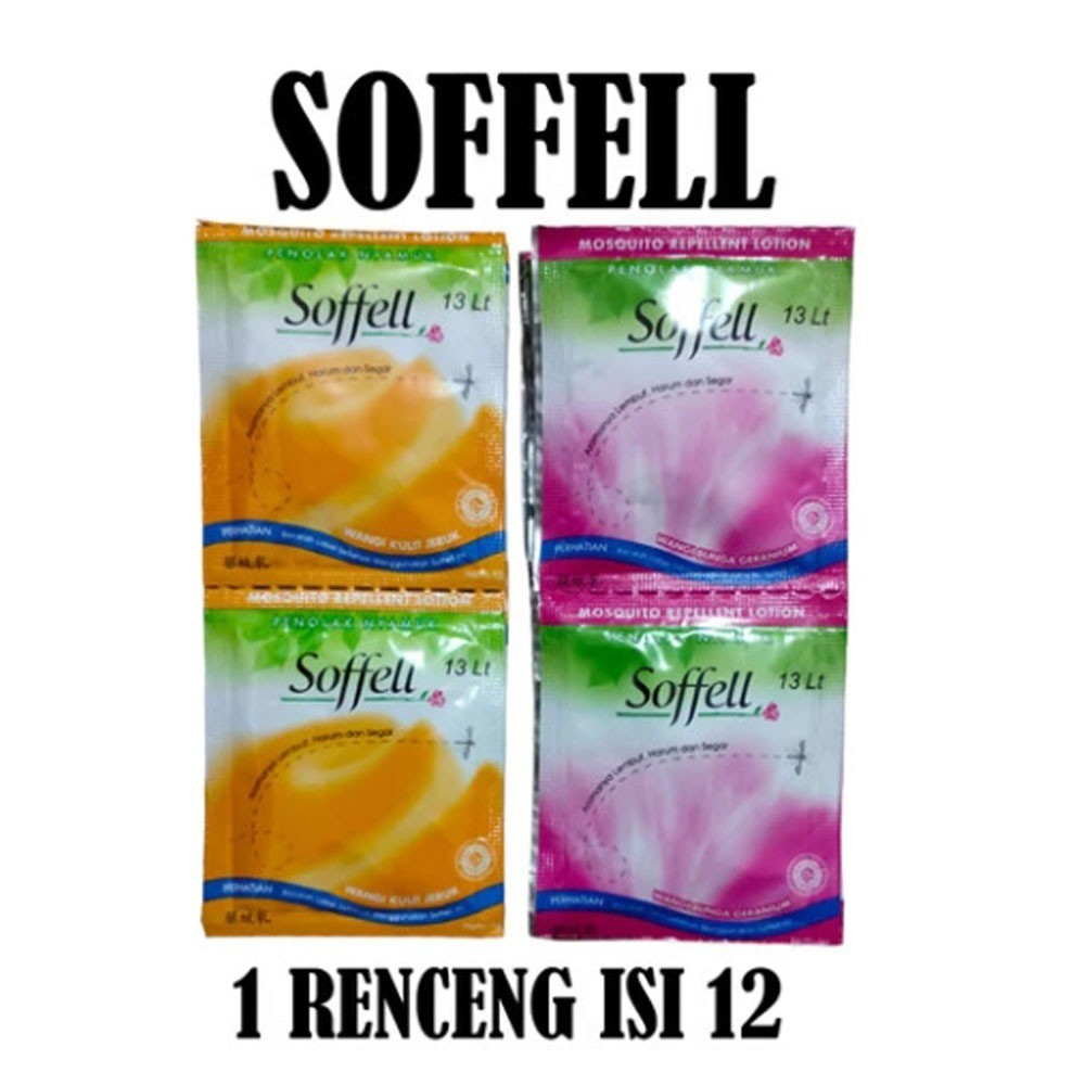 SOFFELL ANTI NYAMUK  RENCENG ISI 12 (RANDOM)