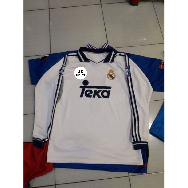Jersey Real Madrid 2000 Full Printing Free Nameset