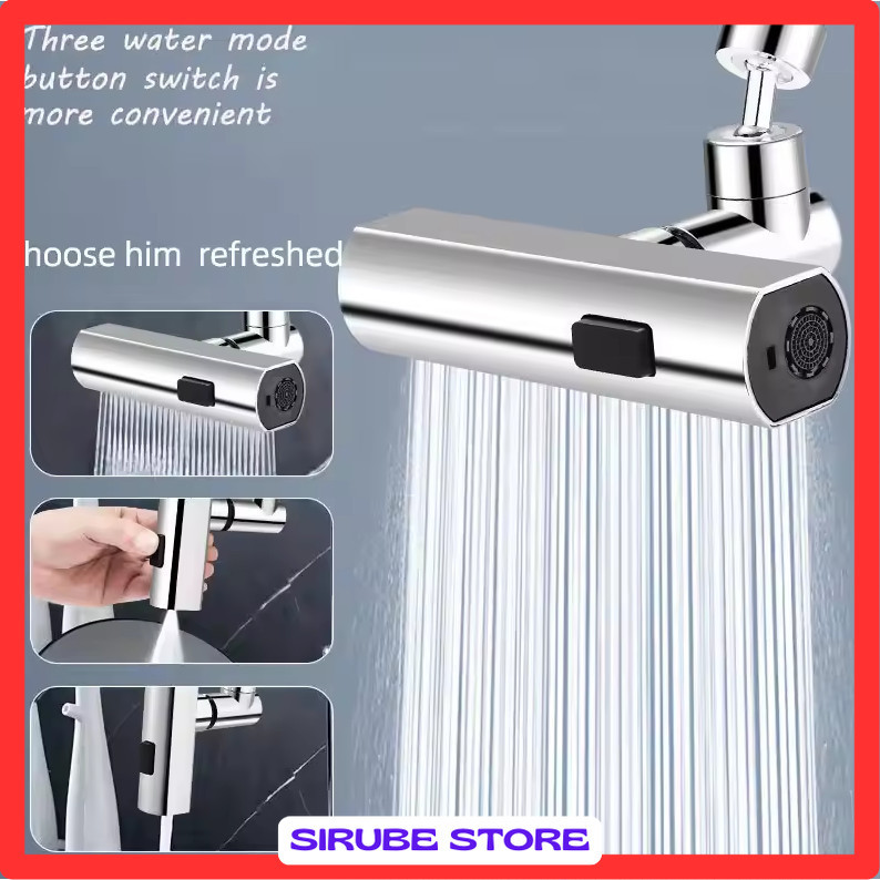 Keran Air Extender Faucet Water Outlet Universal 360 Degree - O2