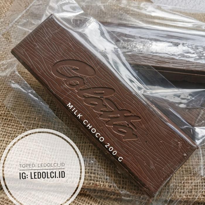 

PROMO! TERMURAH! COLATTA MILK CHOCOLATE COMPOUND COKLAT SUSU REPACK 200 GR