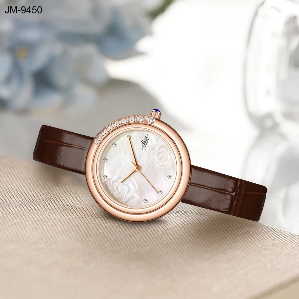 Jam Tangan Wanita Jhon Marie 9450 Kulit Original IMPORT