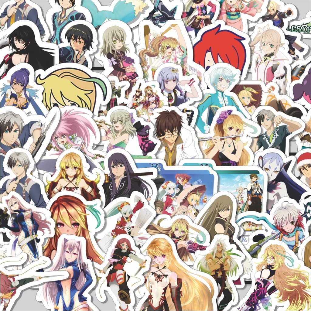 

Stiker Cutting Pack Stiker Game Series Tales Of Series Karakter Mix 3 Isi 100Pcs Series Aesthetic Lucu Keren Untuk Koper Bahan Vynil