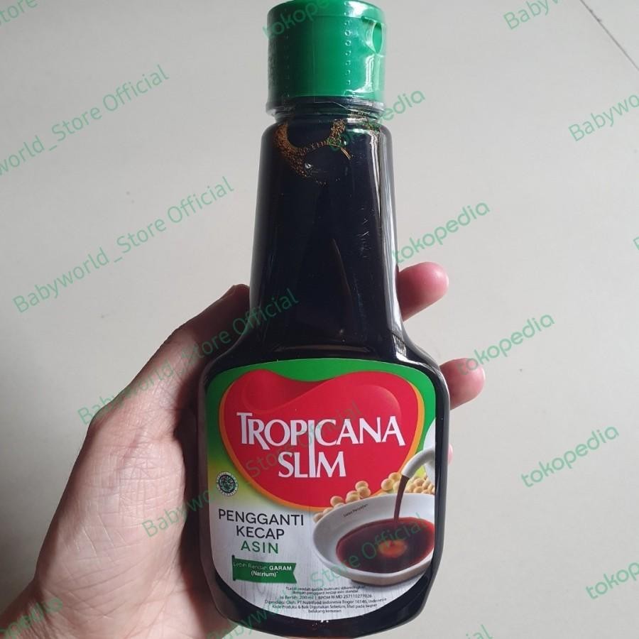 

Tropicana Slim Pengganti Kecap Asin Rendah Garam / Kecap Manis Sugar Free 200ml