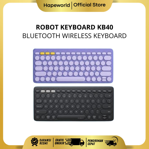 ROBOT KEYBOARD KB40 BLUETOOTH WIRELESS KEYBOARD