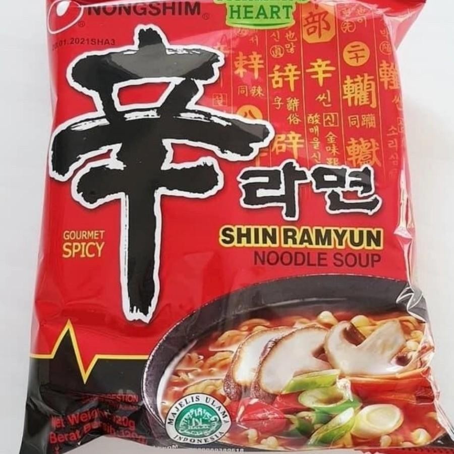 

Shin Ramyun Noodle Soup Mie Instan Import 120gr Food