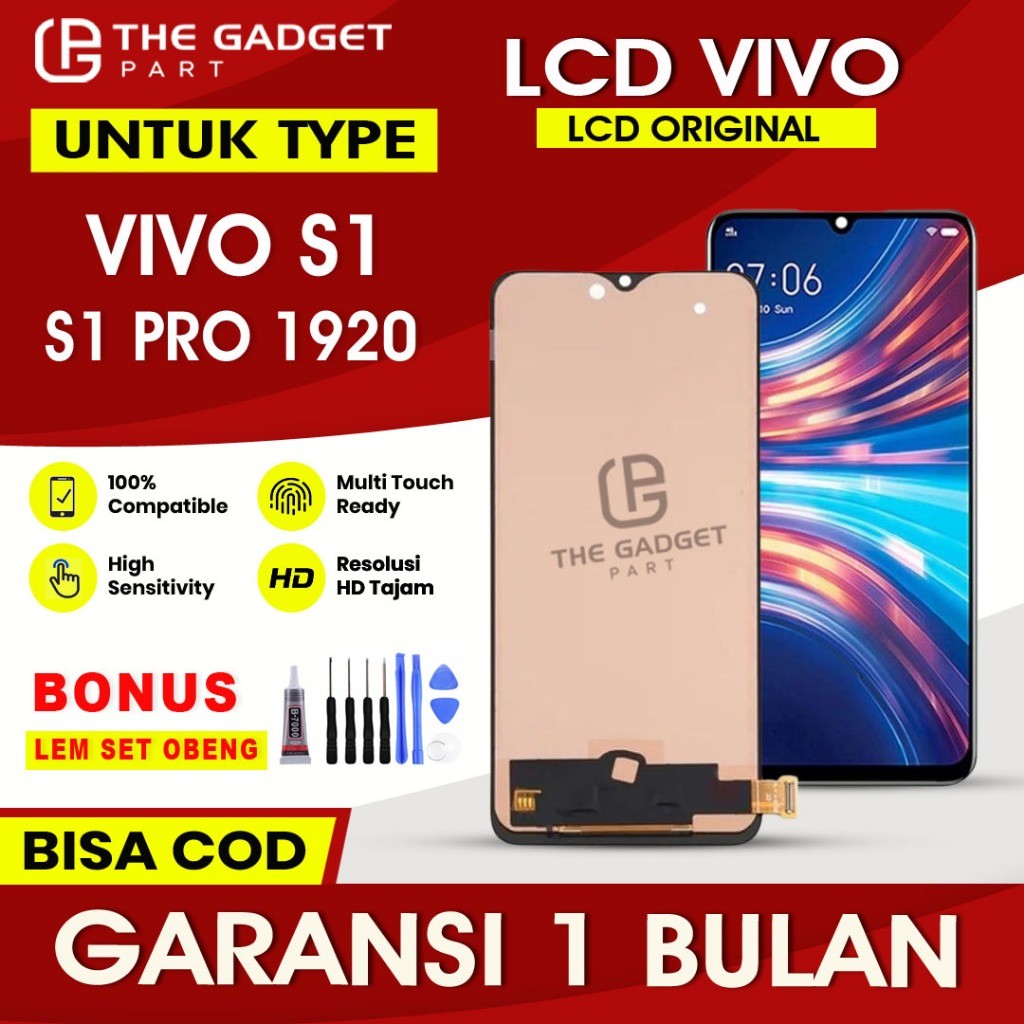 【ORIGINAL】LCD VIVO S1 1907 / S1 PRO 1920 FULLSET TOUCHSCREEN BERGARANSI