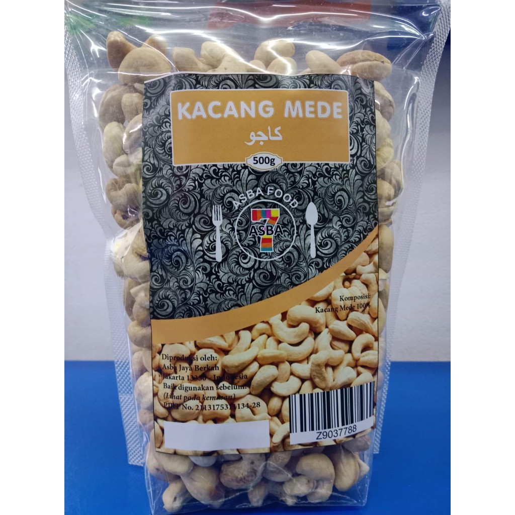 

ASBA KACANG MEDE NATURAL 500GR Camilan Food