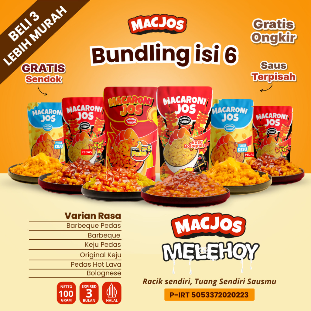 

Emama.store MACJOS Makaroni Melehoy - Bundling 6 All Varian