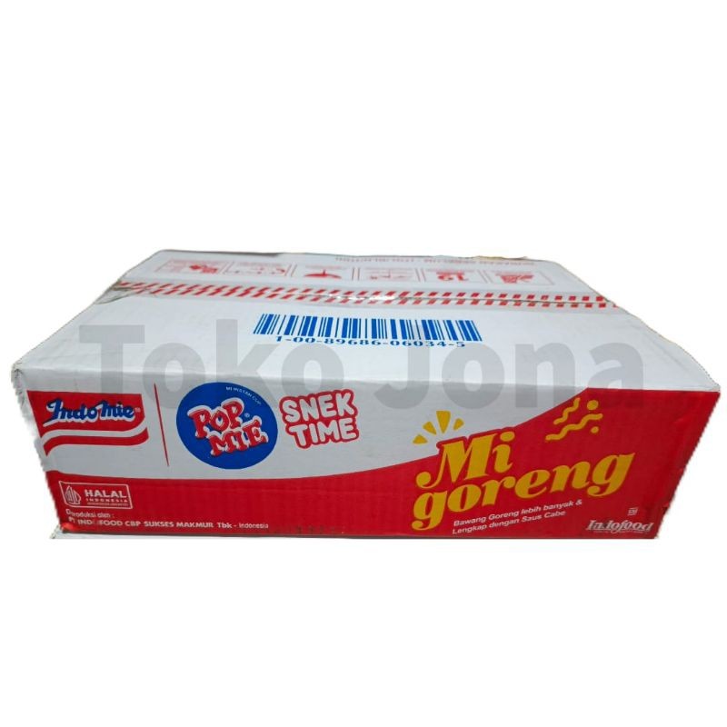 

Pop Mie Snek Pop mi mini Mi Goreng 1 dus isi 12 pcs