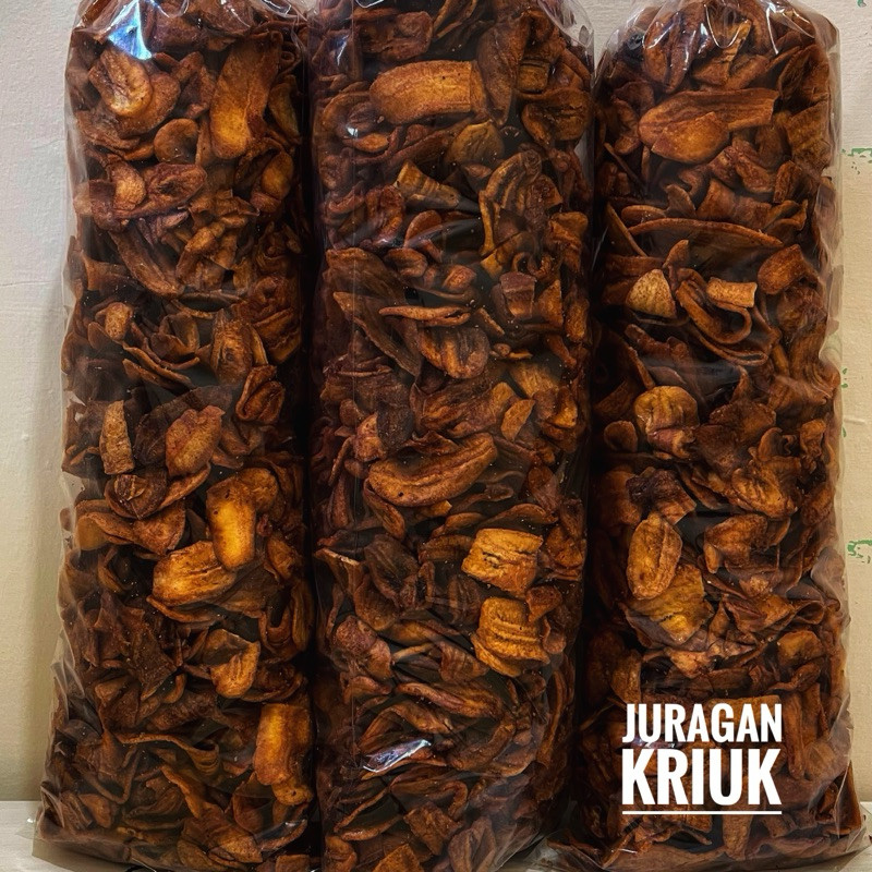 

Keripik Sale Pisang Kering Renyah Manis Legit 1 Kg