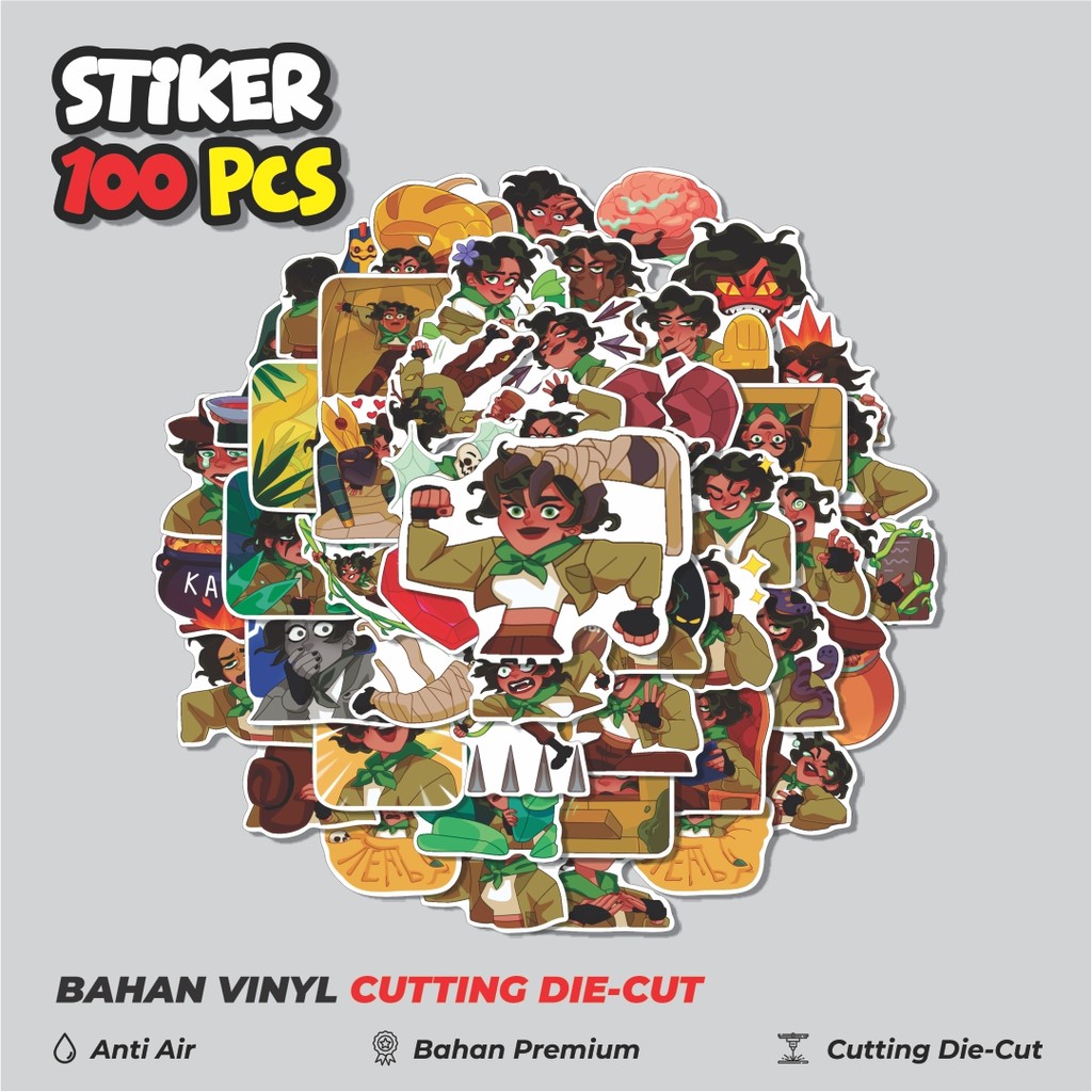 

Terbaru! 50 pcs Stiker Kartun Diana Bones Dekorasi Lucu Kreatif untuk Notebook, Skateboard, HP