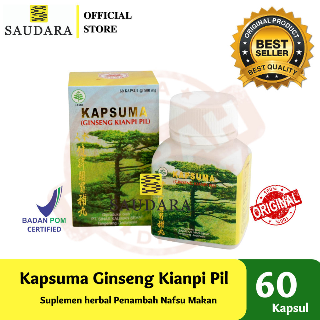 

Diskon Spesial Akhir Bulan ! Bisa COD !!! Kapsuma (Ginseng Kianpi Pil) barektek7