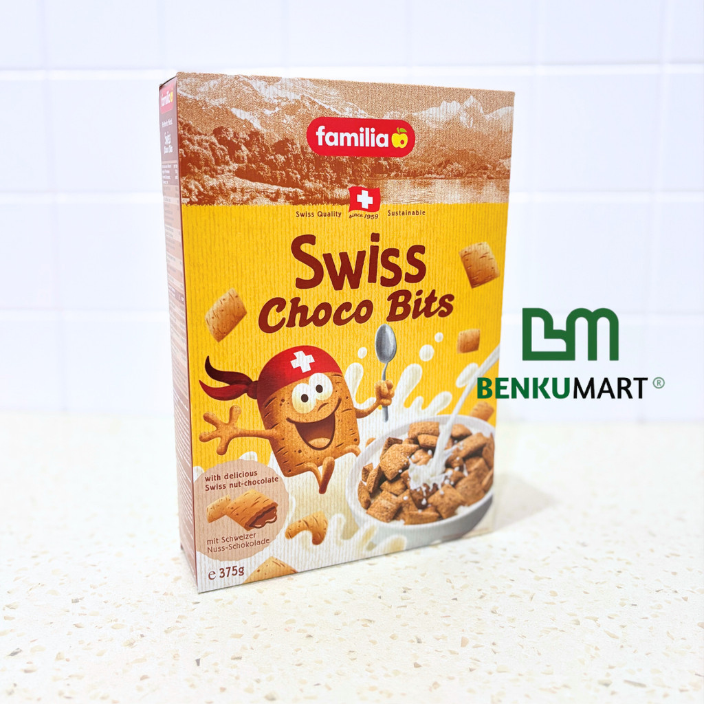 

Familia Swiss Choco Bits Cereal (375 Gram) Sereal IMPORT SWISS