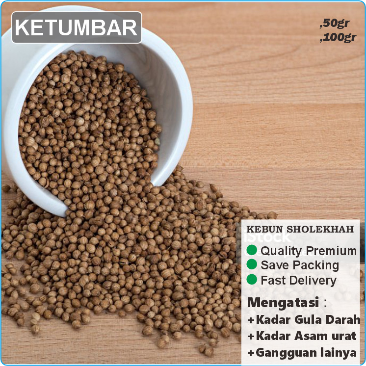 

100Gr Ketumbar Asli Murni Organik Kualitas Premium