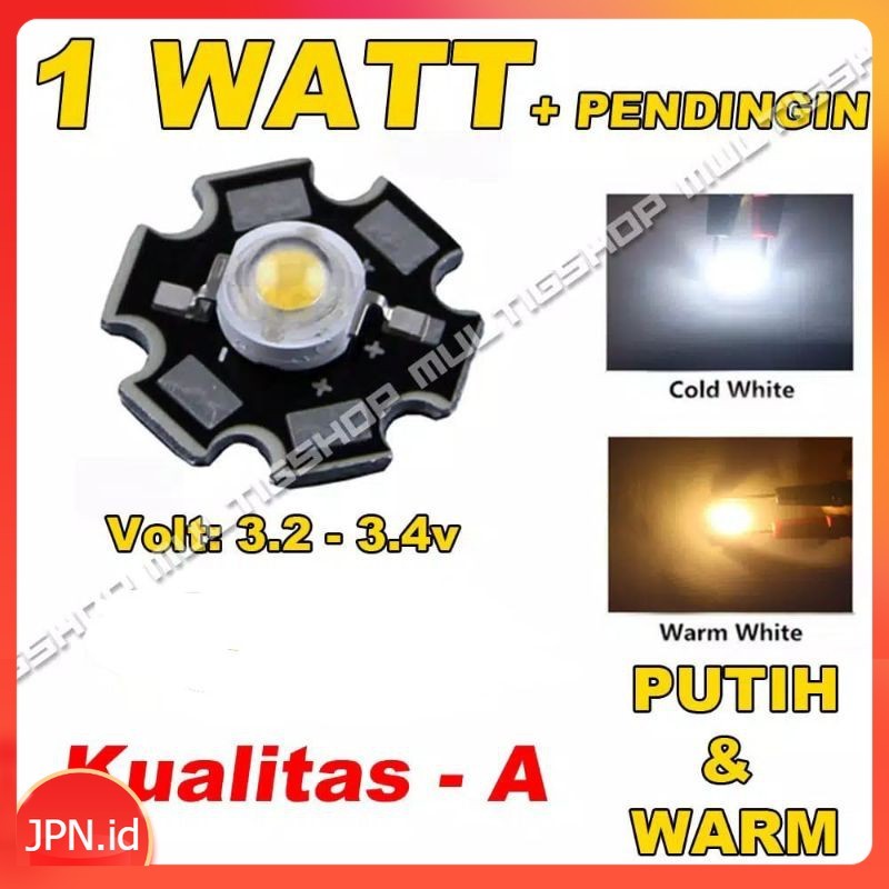 HPL LED 1 Watt White LED HPL 1W Putih - JPN