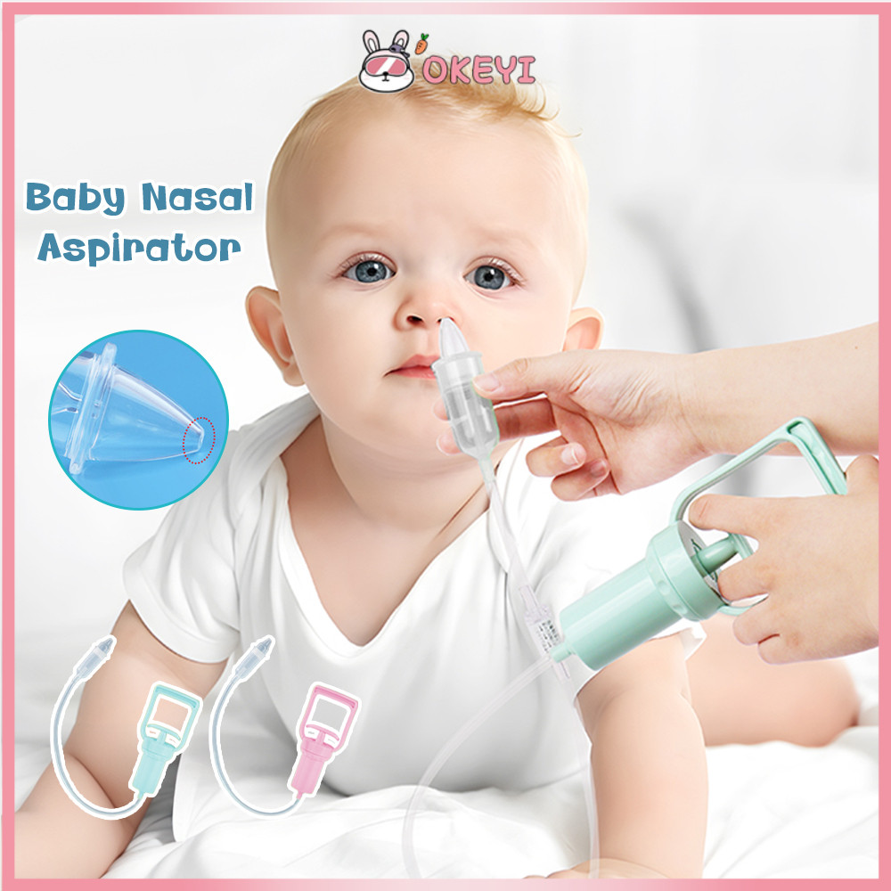 OKEYI Alat Penyedot Ingus Lendir Manual Penyedot Ingus Bayi