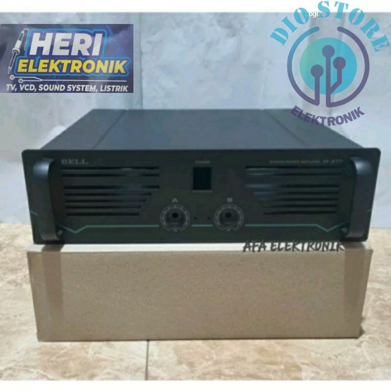 BOX POWER AMPLI BELL 277