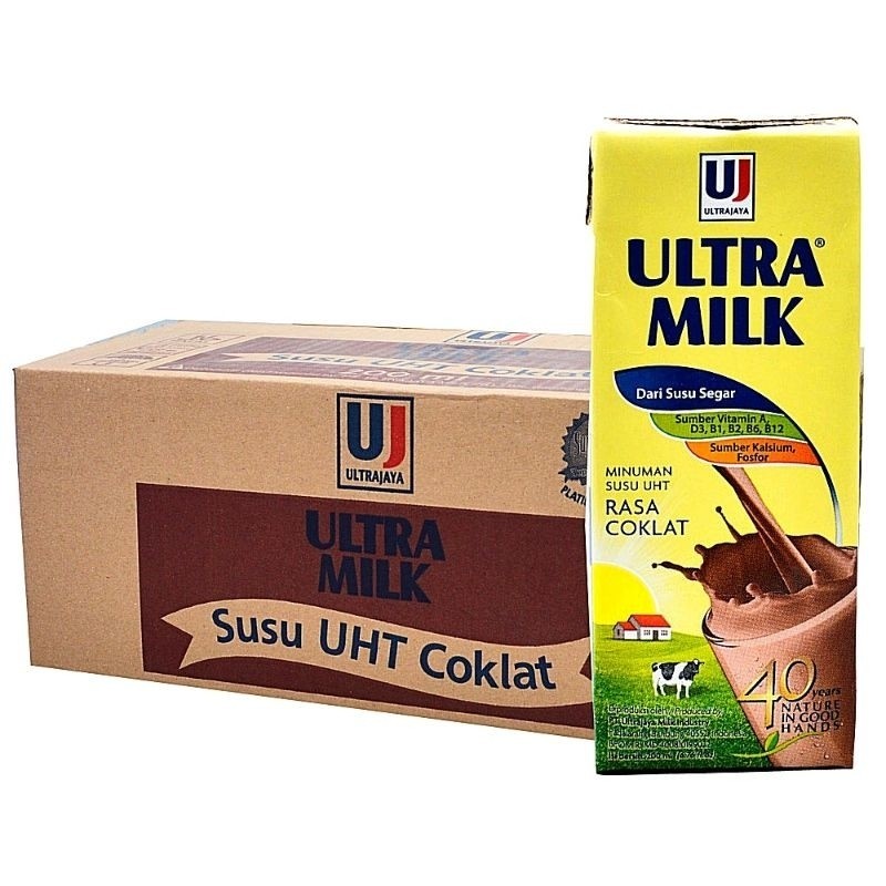 

IO Susu Ultra Milk 200ml COKLAT 1 dus isi 24