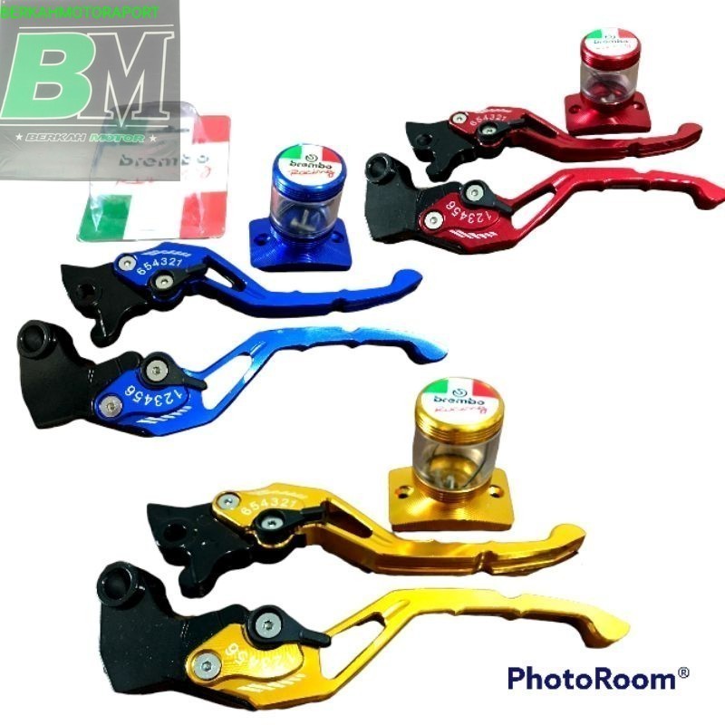 Handle rem cnc plus tutup tabung master rem cnc variasi vixion rx king R15 new scorpio yamaha xabre