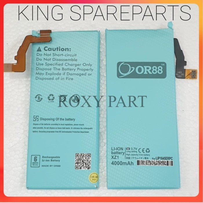 BATERAI BATRE BATTERY SONY XPERIA XZ1 LIP1645ERPC DOUBLE POWER ORIENS