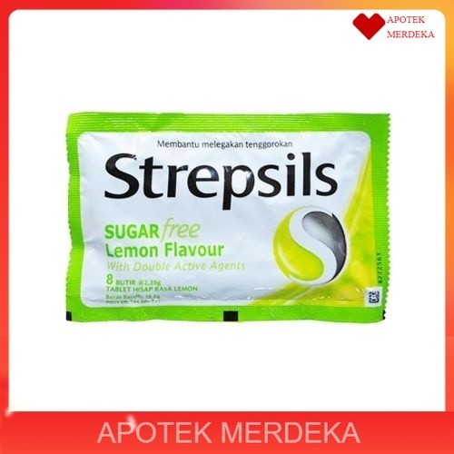 

Strepsils Lemon Flavour Sugar Free Sachet 8 Tablet