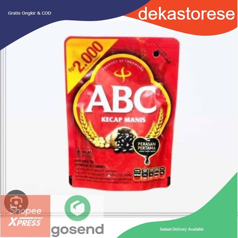 

Kecap ABC refill 60 ml kemasan 2000 an / ABC Kecap Manis kemasan 2000 75gr