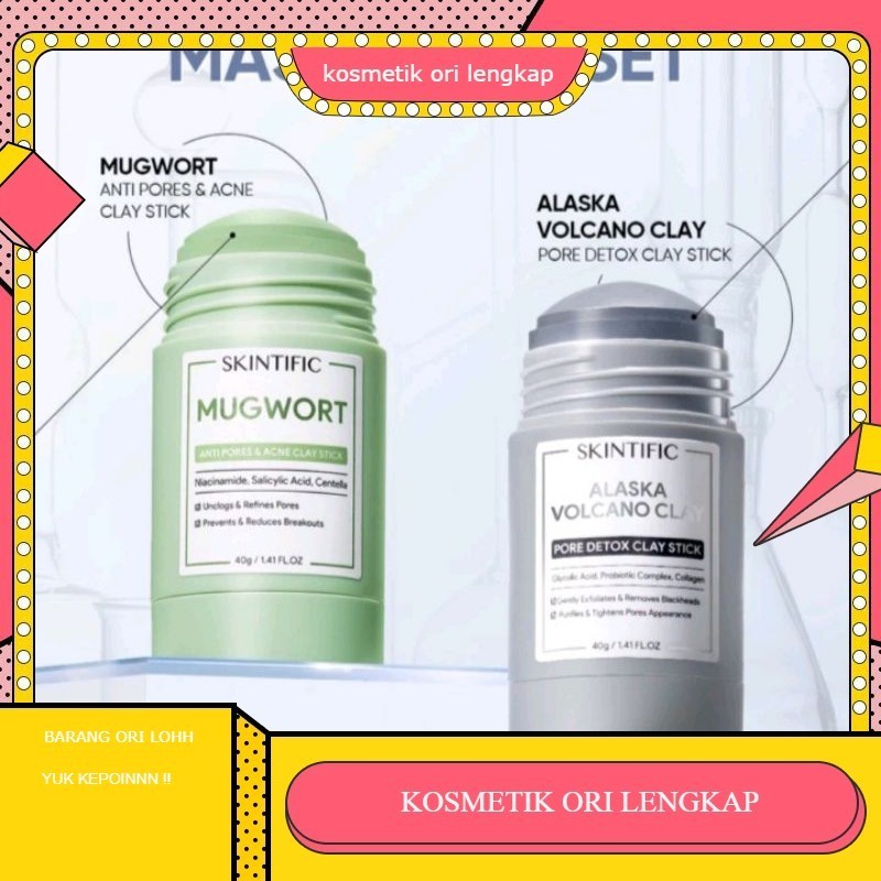 MUGWORT - ALASKA CLAY STICK SKINTIFIC  | MUGWORT CLAY STICK SKINTIFIC 