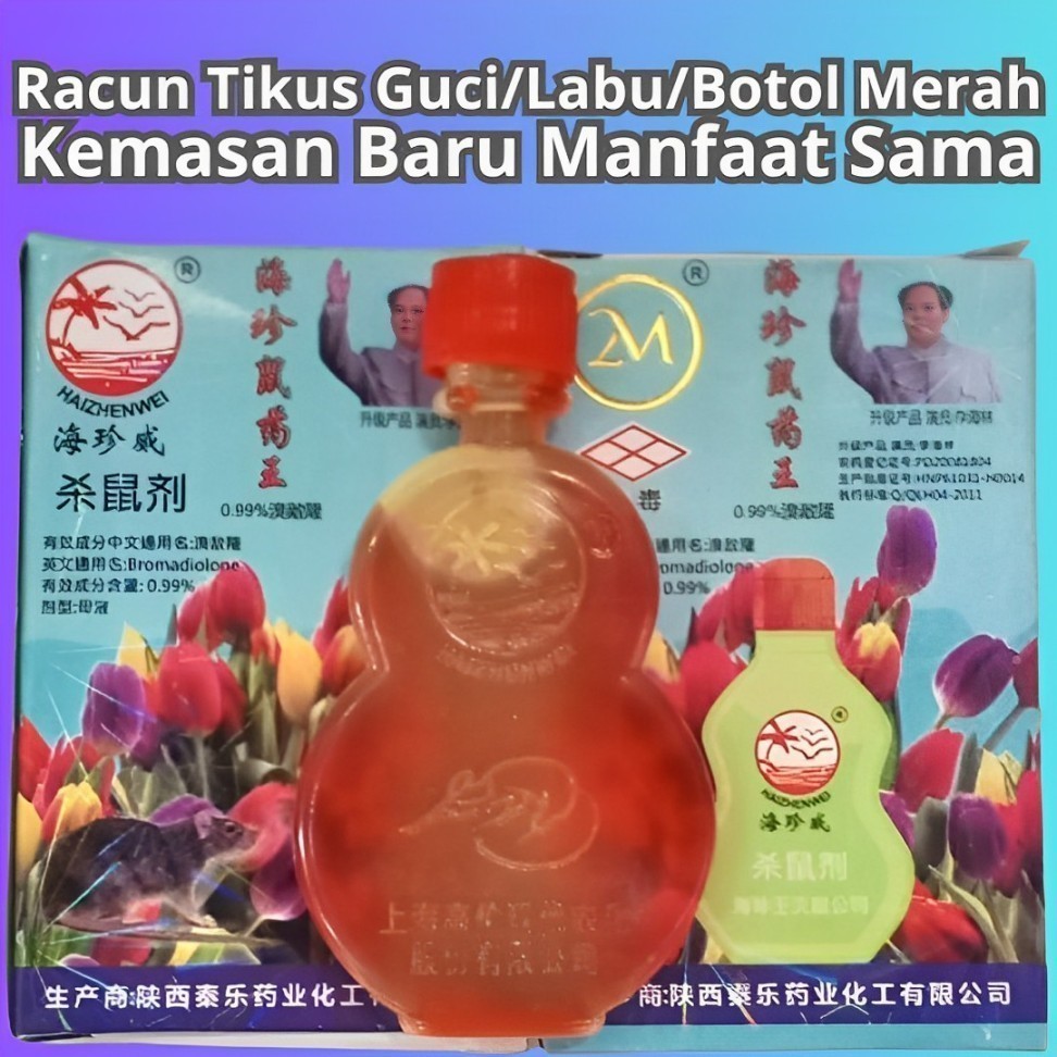Racun tikus cair model gentong labu  maowang guci