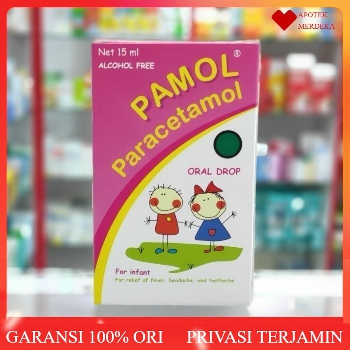 Pamol drop parasetamol obat demam / paracetamol panas bayi