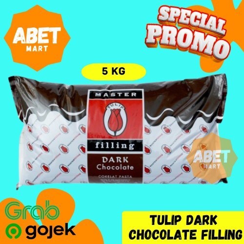 

Tulip Choco Filling Kemasan 5Kg - 5 Kg Isian Coklat Cokelat Filing Isian Roti Kue Pak Dus Pcs Bantal