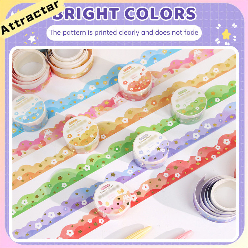 

Notebook Pita Kertas Pola Lucu Gaya Ins DIY Pita Kertas Bahan Dekoratif