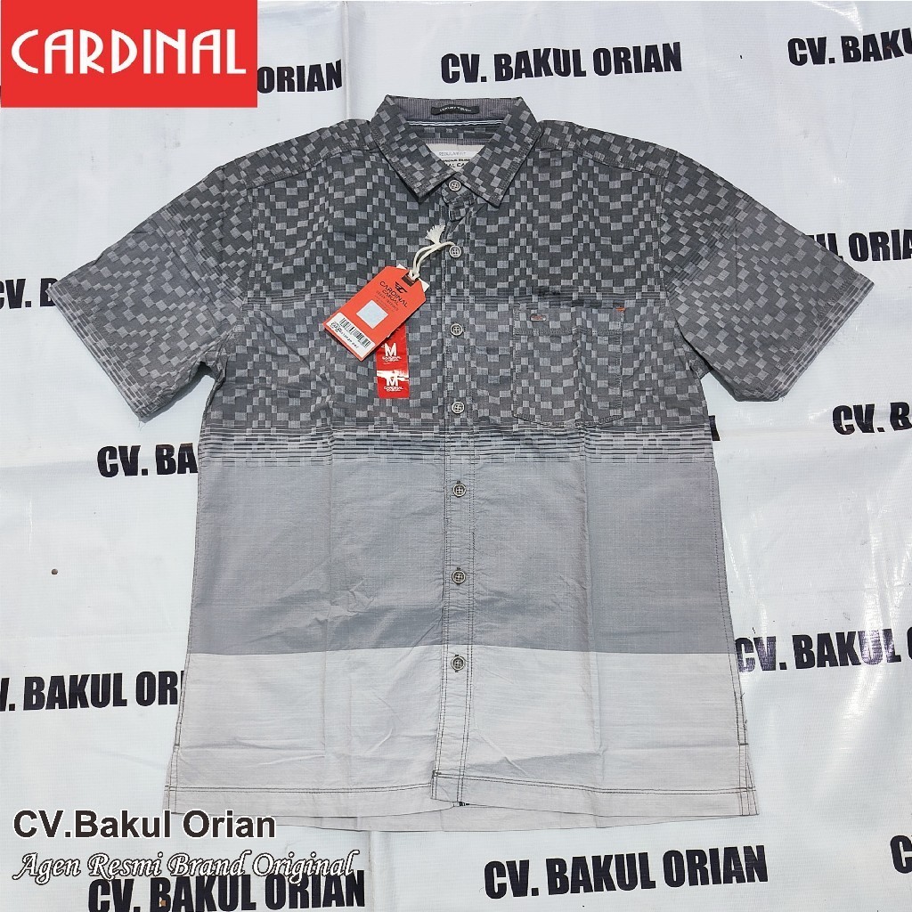 Promo Kemeja Pria Baju Cowok Cardinal Original - EAKAR01262P