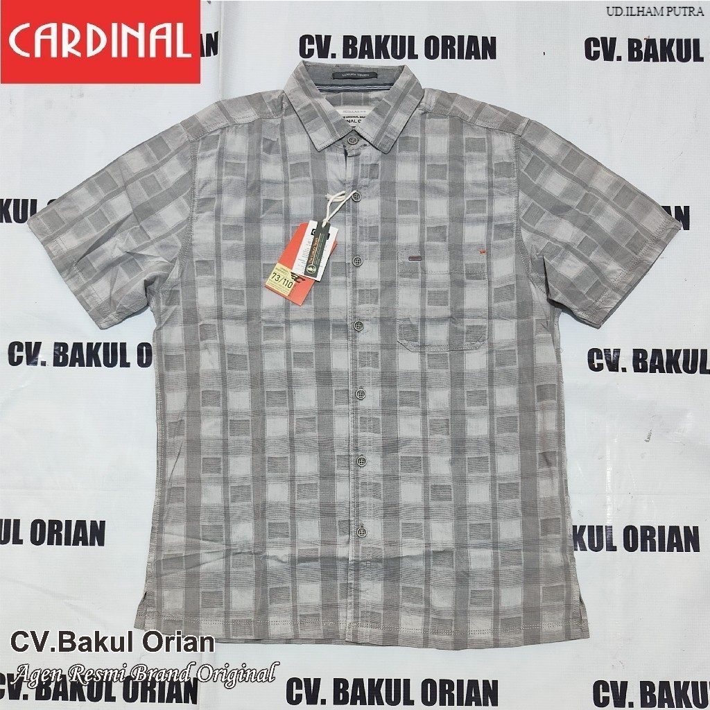 Kemeja Pria Baju Cowok Cardinal Casual Original - EAKAR01374P