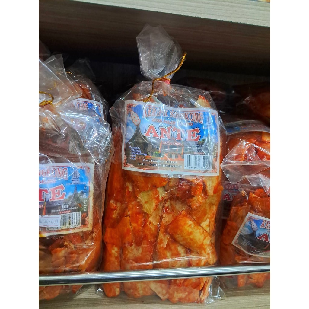 

KERIPIK SINGKONG BALADO ANTE / GURIH, RENYAH KEMASAN 430GR