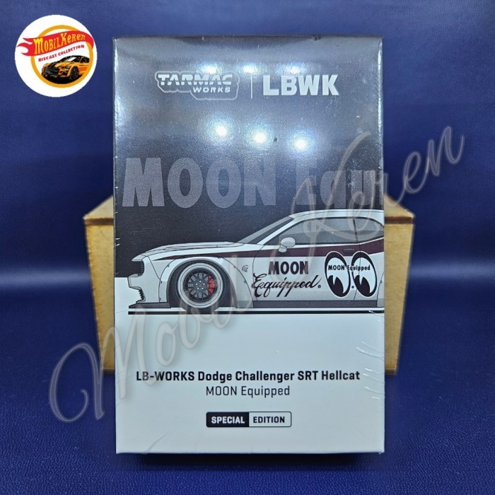 EL99 Diecast Tarmac Works LBWK LB-Works Dodge Challenger SRT Hellcat Moon Equipped Shizouka limited 