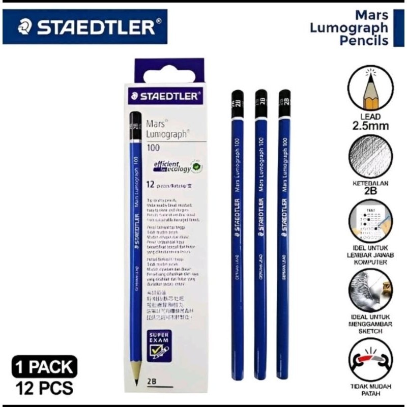 

Pensil Steadler 2B Original (12 pcs) BEST SELLER!!!
