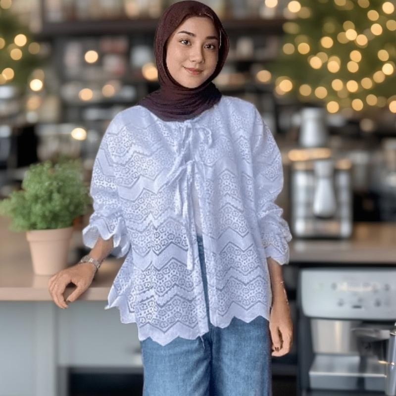 Salwa outer lace brukat / Outer crop brokat lace