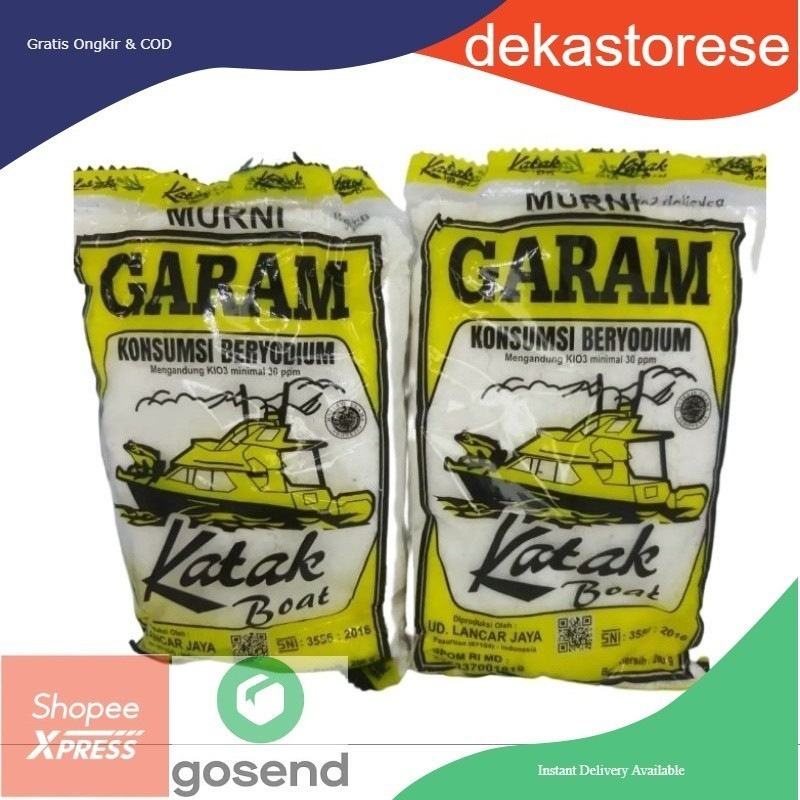 

Garam Dapur Murni Beryodium Cap Katak 200 gr / GARAM CAP KATAK BERYODIUM 200 gr / GARAM KONSUMSI CAP KATAK
