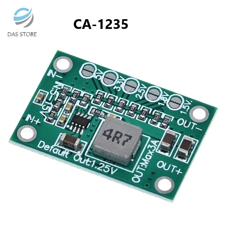 STEPDOWN UNIVERSAL 3 AMPER CA-1235 DC buck converter step down 1,25v/ 1,5v/ 1,8v/ 2,5v/ 3,3v/ 5v