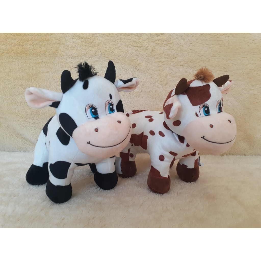 Dreamtoys96 Boneka Sapi Moo Moo Standing Cow Sound Moo Moo Yelvo 12