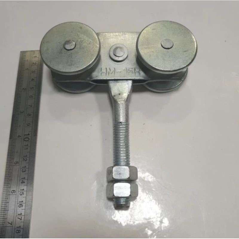 Roda Pintu / Pagar Gantung Double Wheel