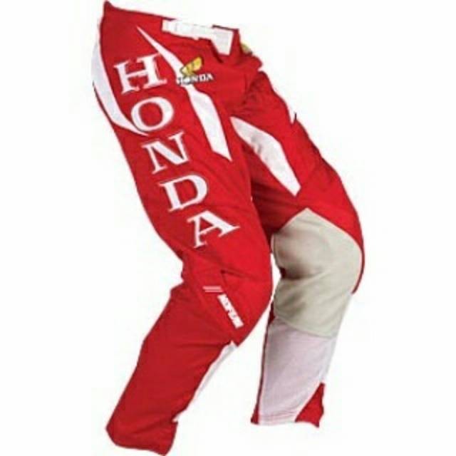 ORIGINAL CELANA MOTOR TRAIL TRIL TRABAS BALAP MOTOCROSS MOTORCROSS PANT TRAIL NO FEAR MERAH PUTIH