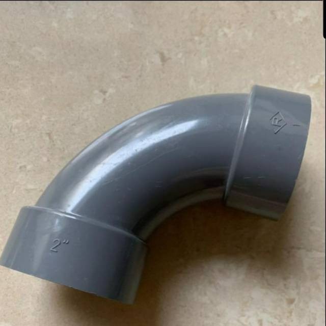 Large Radius Elbow pvc uk 2 / Long elbow/ Long bow/ knee/ knie /Keni PVC 2" RUCIKA